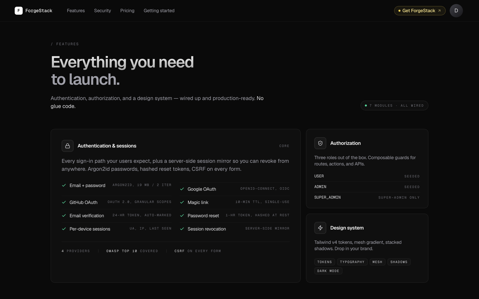Norcel features module